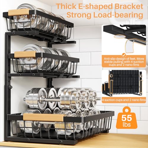 Under Sink Organizer (2-Pack / Black)