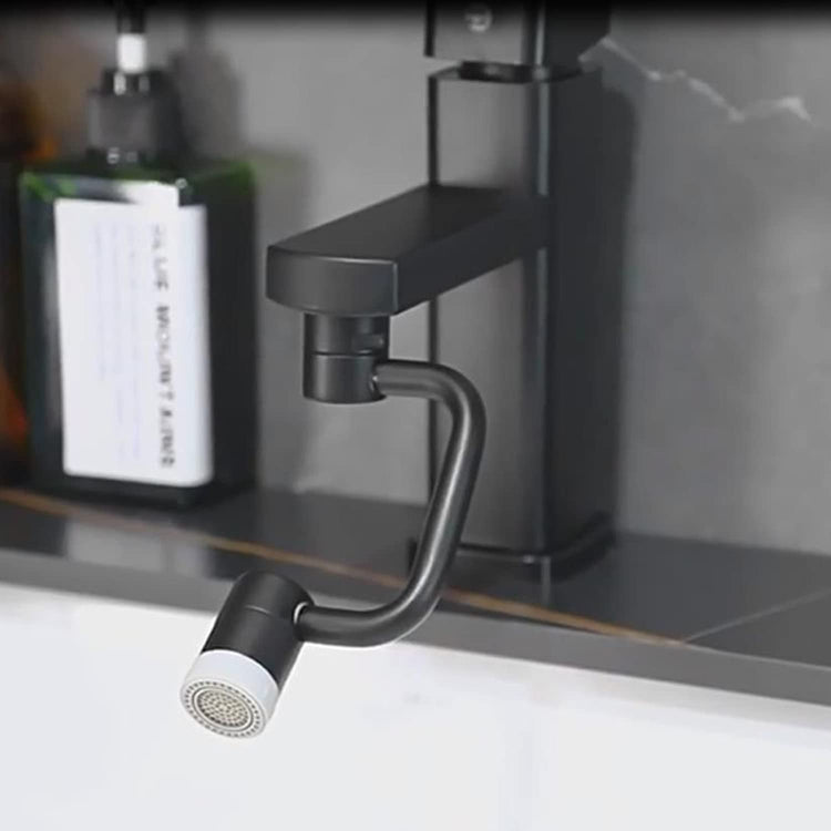 2 Packs Matte Black Rotating Faucet Extender Aerator (2 Count)
