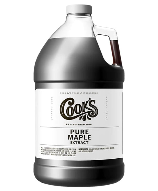 Cook's, Pure Maple Extract, All Natural Premium Maple Sap from Vermont's Finest Maple Trees, 128 oz (1 Gallon) - Nestoria