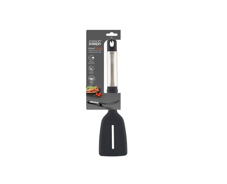 Elevate Silicone Slotted Turner with Integrated Tool Rest (Turner)