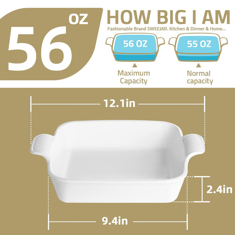 Sweejar Ceramic Baking Dish