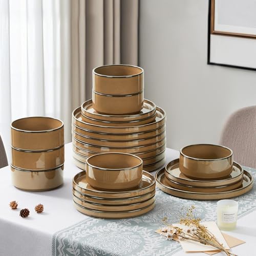 24 Piece Stoneware Dinnerware
