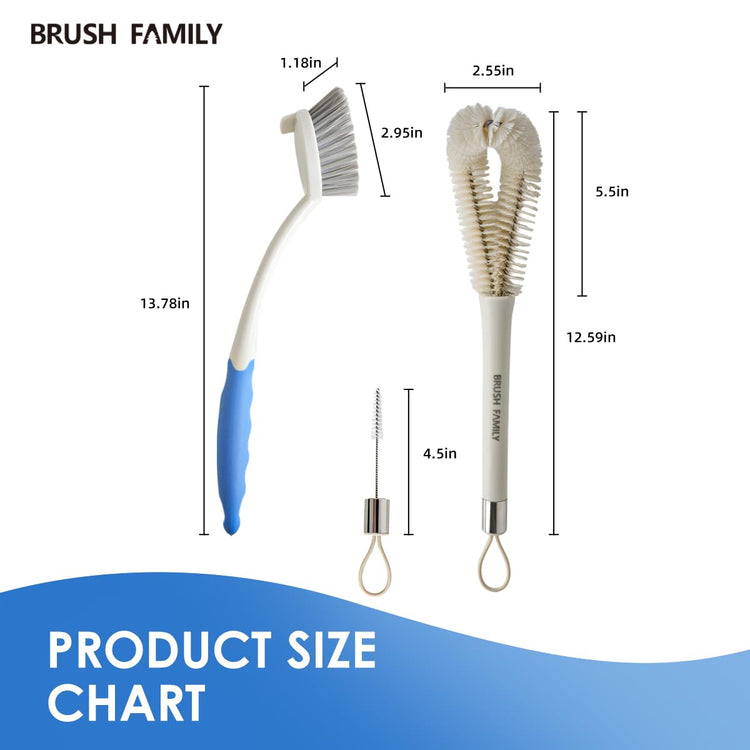 2 Pack Kitchen Scrub Brush (2 Count)