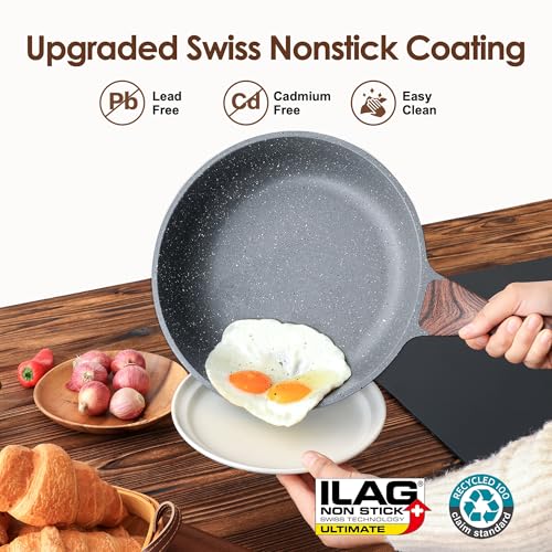 16Pcs Pots and Pans Set Non Stick