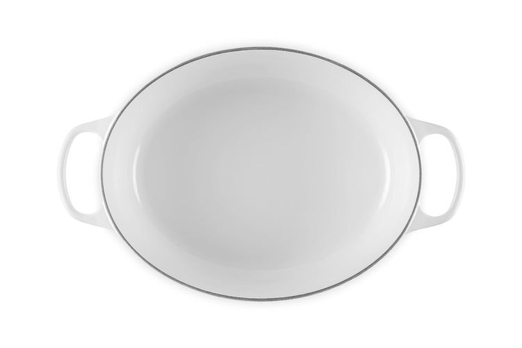 Enameled Cast Iron Oval Dutch Oven