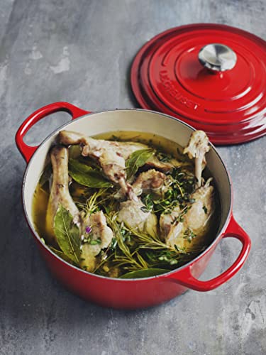 Enameled Cast Iron Round Dutch Oven