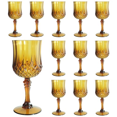 12Pack Plastic Wine Glasses (12 Count)