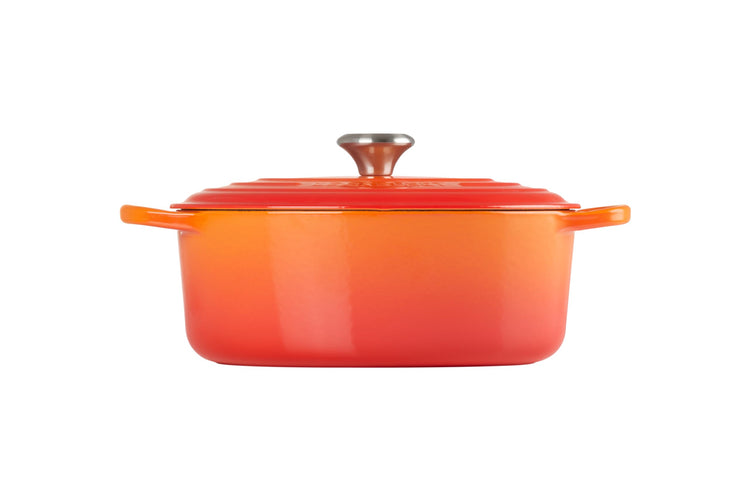 Enameled Cast Iron Oval Dutch Oven