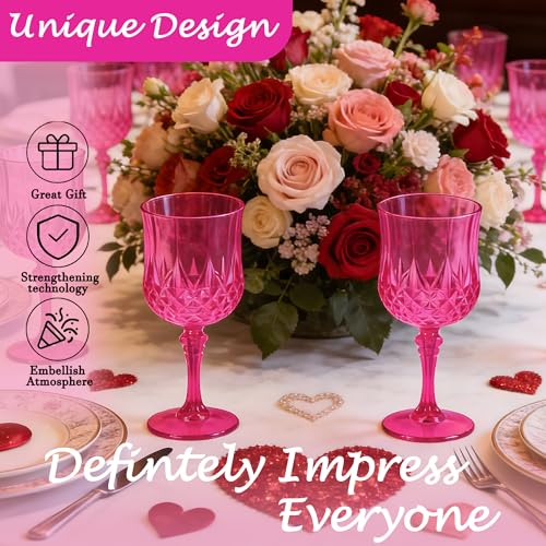 24Pack Plastic Wine Glasses (24 Count)