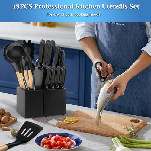 Kitchen Knife Set (Black)