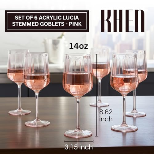 Acrylic Lucia Stemmed Goblets