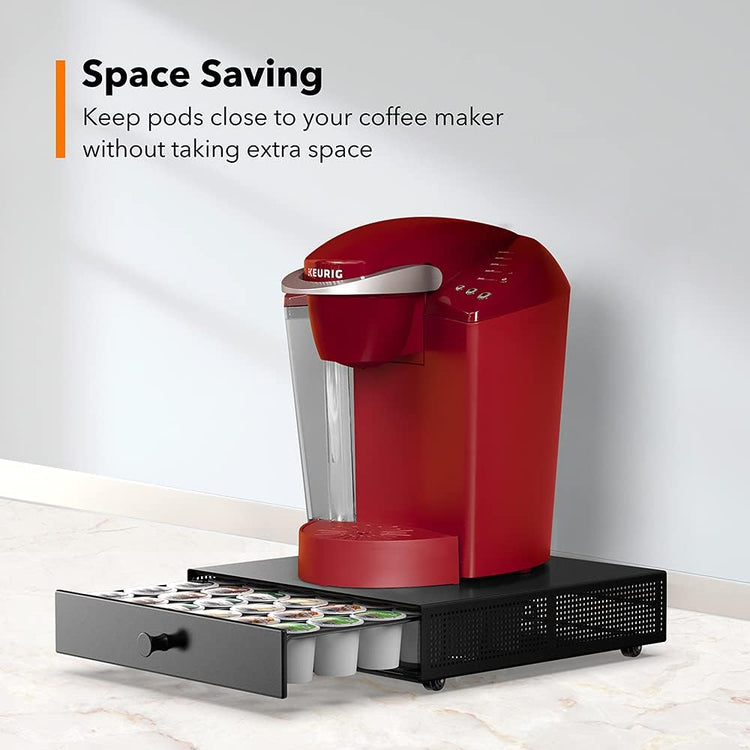 SICHEER K Cup Organization Storage Drawer Maker K Cup Holder Coffee Pod Organizer Stand Tray Counter Rack Countertop Maker Stand Capsules Compatible with Keurig Accessories Holds 36 Pods
