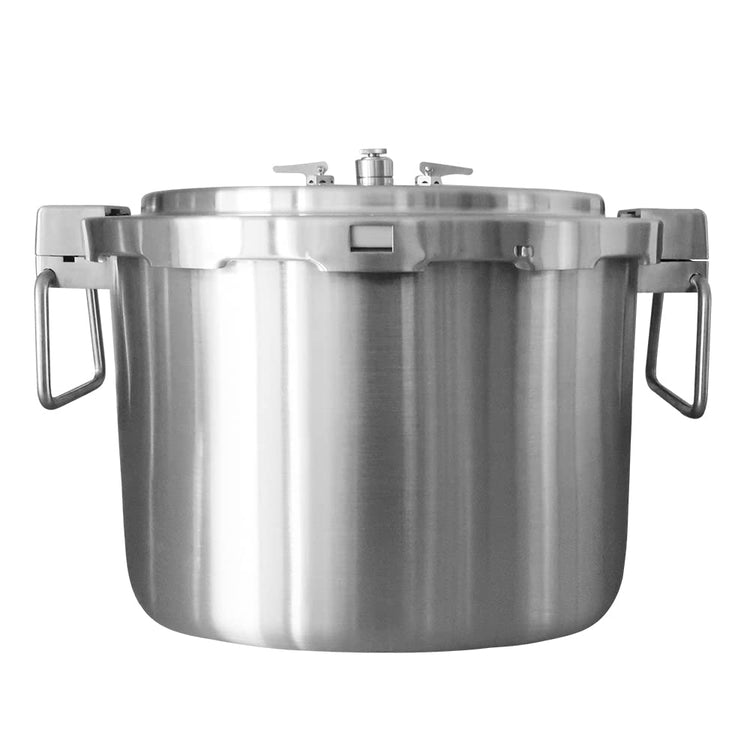 37 Quart Stainless Steel Pressure Cooker Extra Large Canning Pot with Rack and Lid for Commercial Use