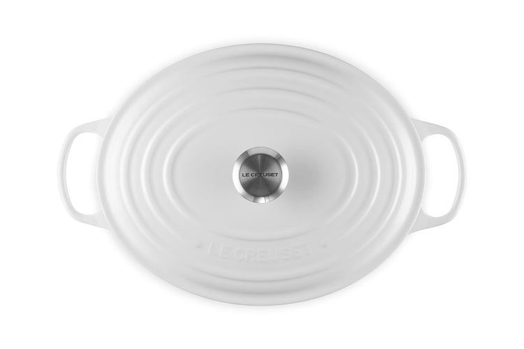 Enameled Cast Iron Oval Dutch Oven