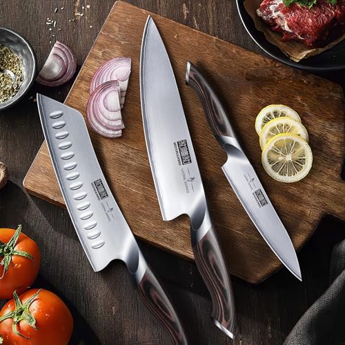 Kitchen Knife Set with Block
