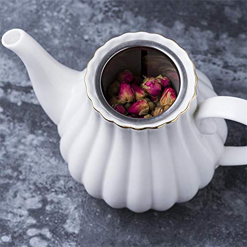Fine China Pink Teapot and Creamer Sugar Bowl Set
