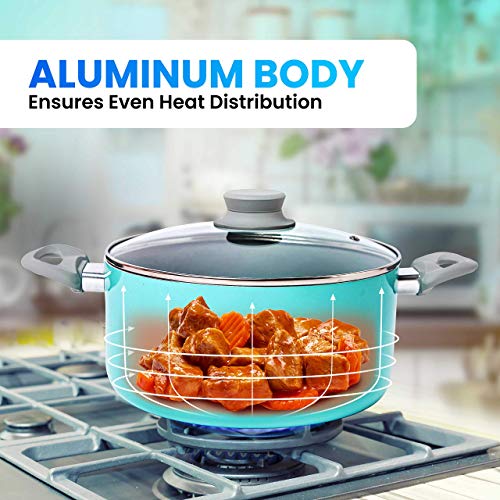 Mueller Pots and Pans Set Healthy Stone 16