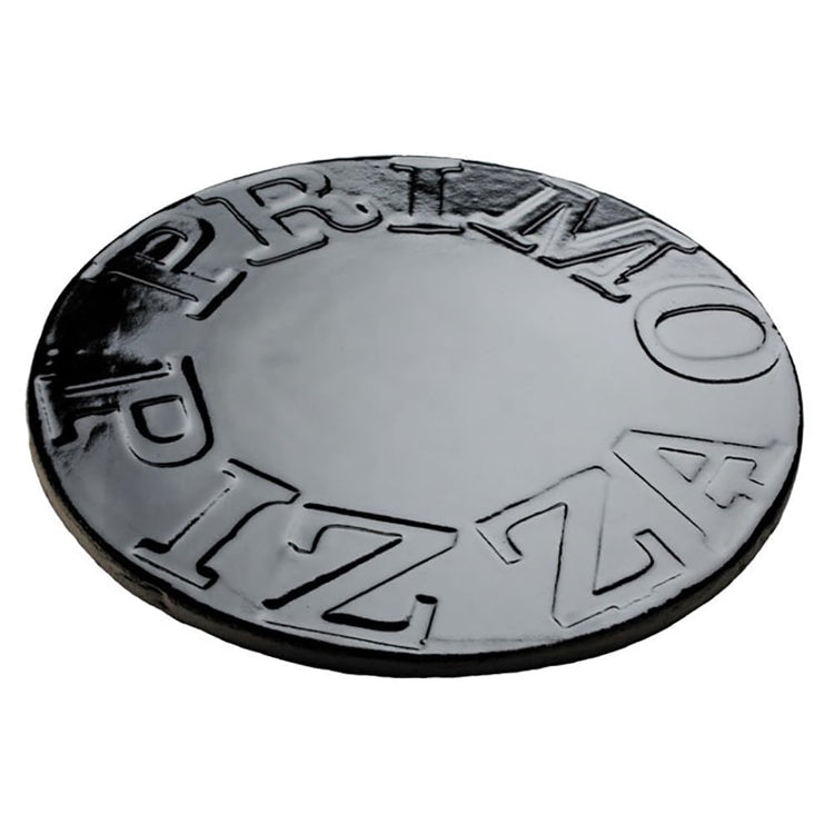 340 Porcelain Glazed Pizza Baking Stone for Primo Oval Junior Grill