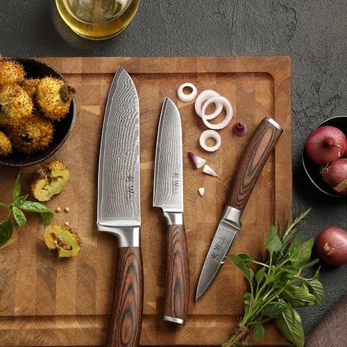 EDIB Magnetic Kitchen Knife Block Set (3 Count)