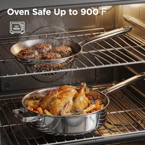 Tri Ply Stainless Steel Cookware Set