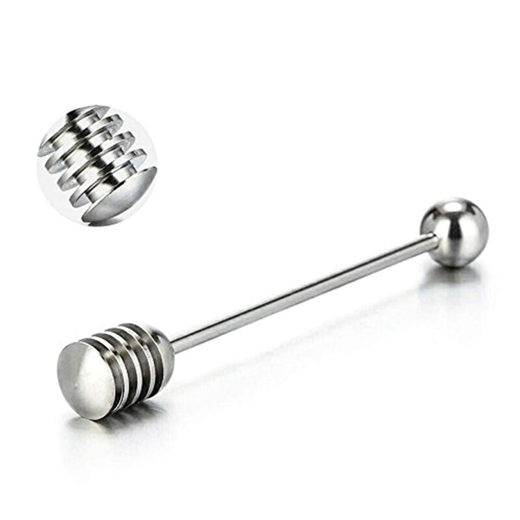 Honey Dipper Stick Stainless Steel Wand for Honey Pot Containers