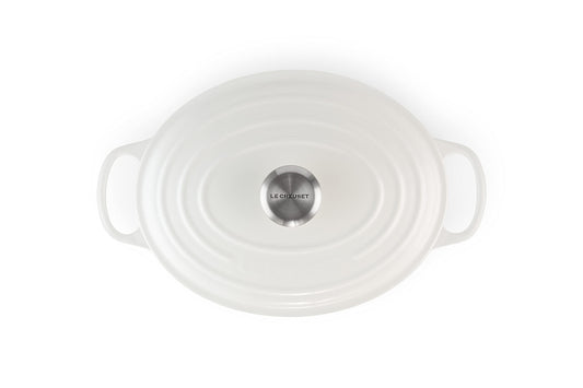Enameled Cast Iron Oval Dutch Oven