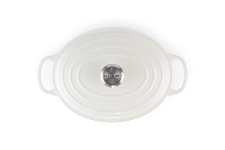 Enameled Cast Iron Oval Dutch Oven
