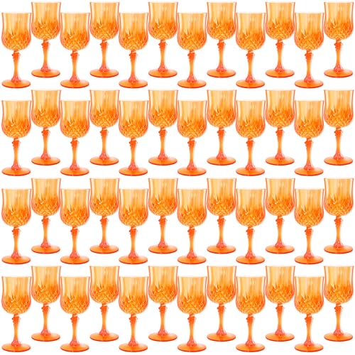 48Pack Plastic Wine Glasses (48 Count)