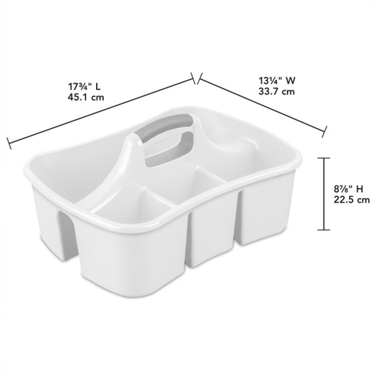 Divided Ultra Caddy Storage Organizer for Bathroom (6 Count)