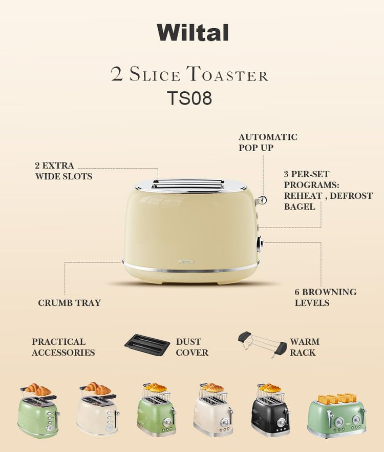 Toaster Retro 2 Slice