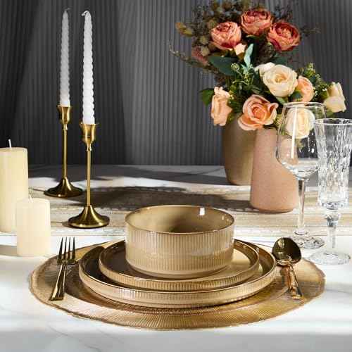 12 Piece Plates and Bowls Sets