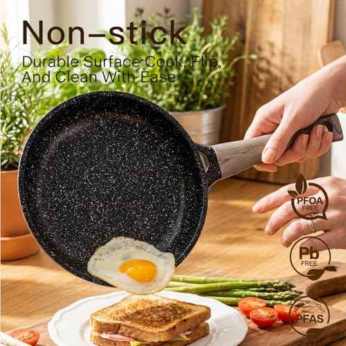 22 Piece Ceramic Cookware Set with Utensils