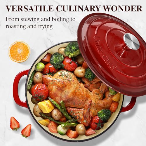 Enameled Cast Iron Dutch Oven