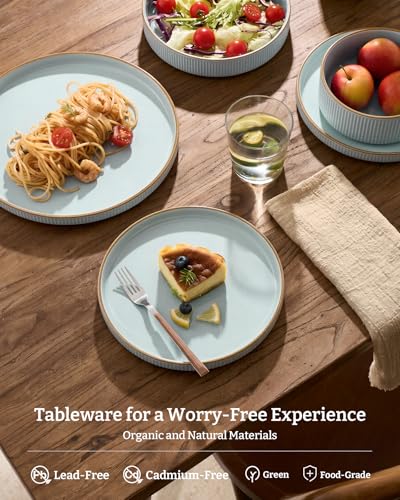 Stoneware Dinnerware Sets for 8 (24 Count)
