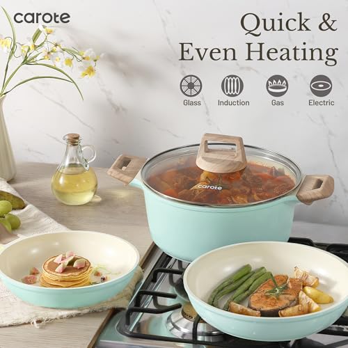 21pcs Ceramic Cookware Sets