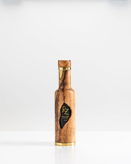 Olive wood bottle