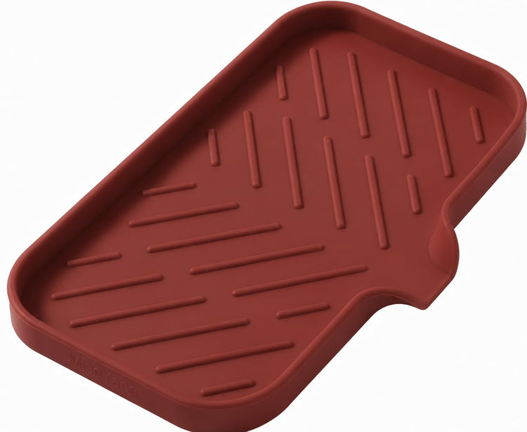 Silicone Soap Dish with Drain Spout