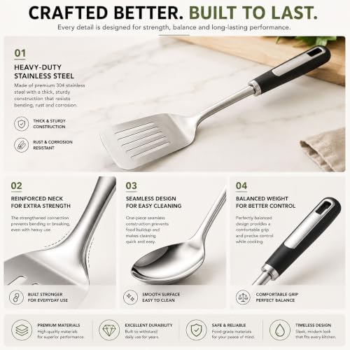 Stainless Steel Kitchen Utensil Set (Cooking Utensil Set(11 Piece))