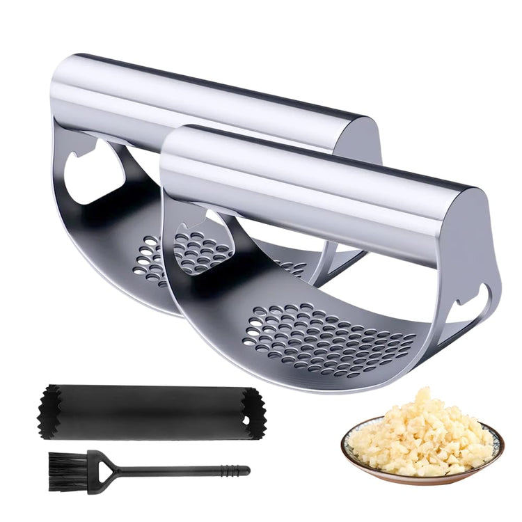 2025 Upgraded Garlic Press Stainless Steel