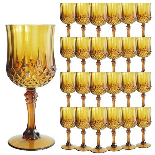 24Pack Plastic Wine Glasses (24 Count)