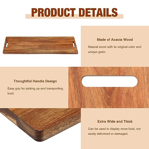 35.4" Large Charcuterie Board with Handles