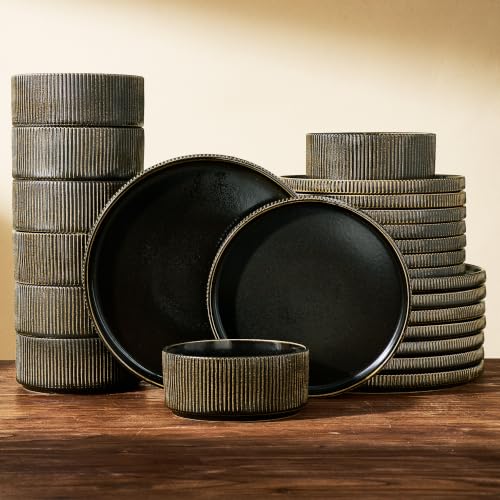 Stoneware Dinnerware Sets (24 Count)