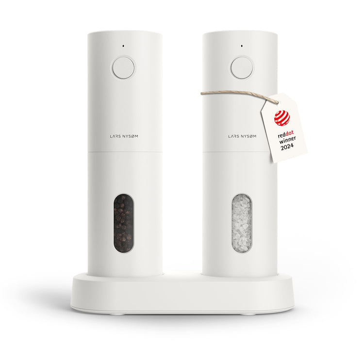 Electric Salt and Pepper Grinder Set