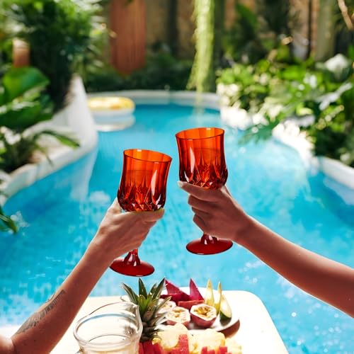 7OZ Plastic Wine Glasses (100 Count)