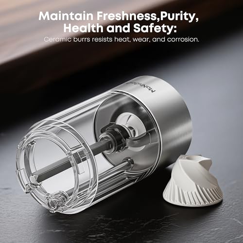 2 Pack Electric Salt Pepper Grinder