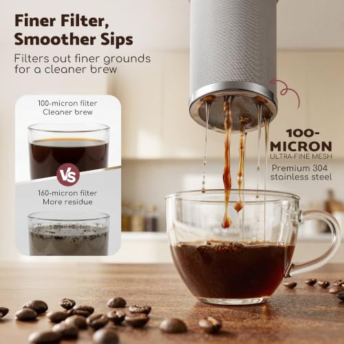 Cold Brew Coffee Maker (64 Ounces / Gray)