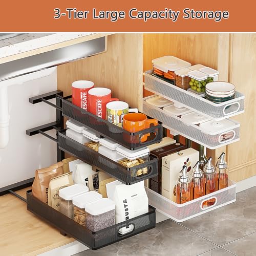 Under Sink Organizer (1 Pack / Black)