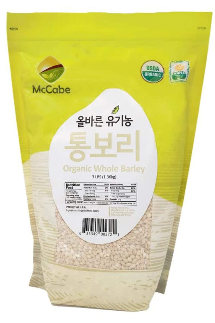 Organic Regular Pearled Barley (16 Ounce)