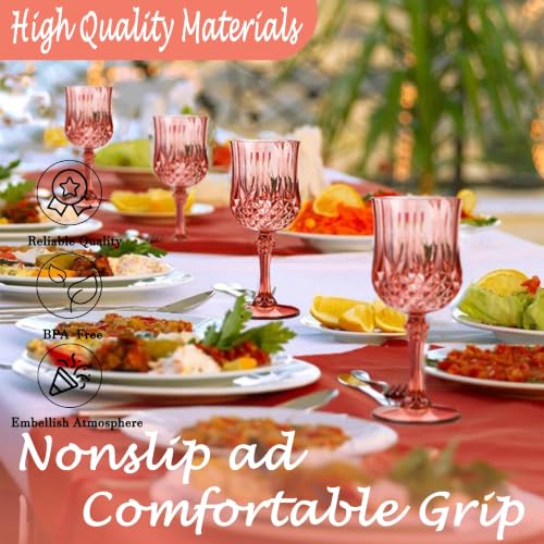 24Pack Plastic Wine Glasses (24 Count)