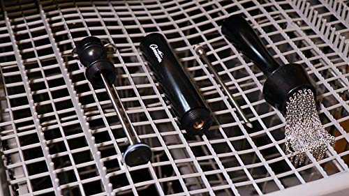 3-in-1 Barbecue Chain-Link Basting Mop, Built-in Injector